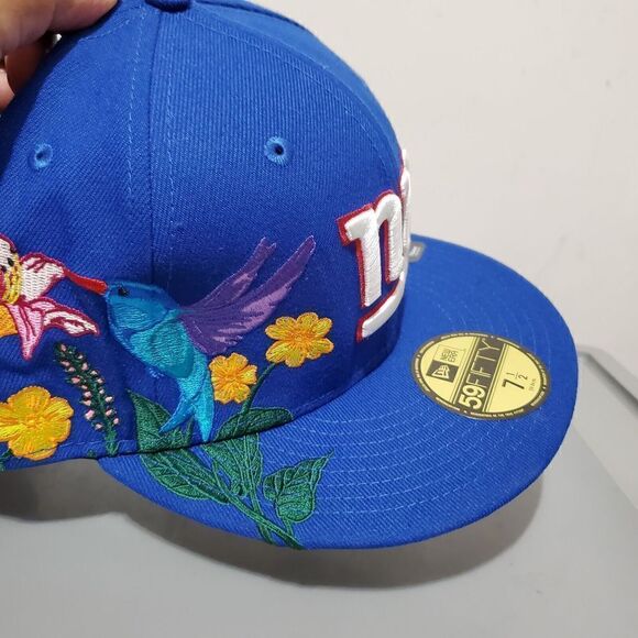 New York Giants NFL Size 7 1/2 Blooming Blue 59FIFTY Fitted Cap New Era - Picture 5 of 11